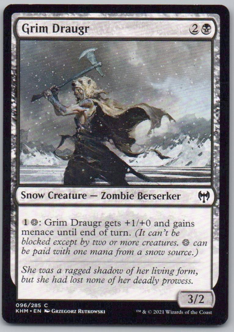 Grim Draugr 96 0 Creature Card - Kaldheim