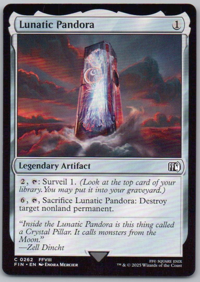 Lunatic Pandora 262 Normal Legendary Card - FINAL FANTASY