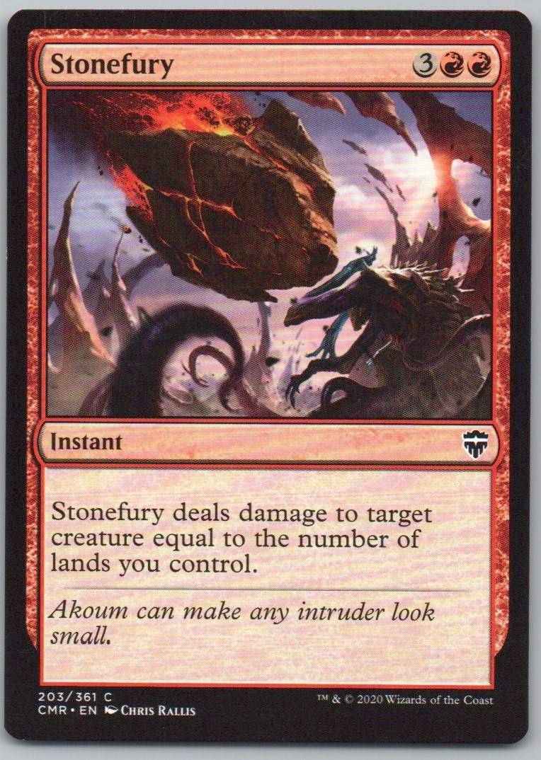 Stonefury 203 Normal Instant Card - Commander Legends