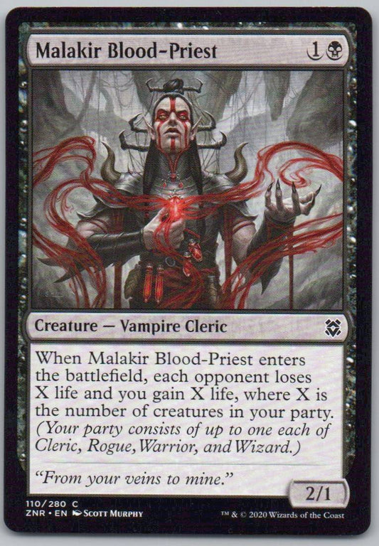 Malakir Blood-Priest 110 Normal Creature Card - Zendikar Rising