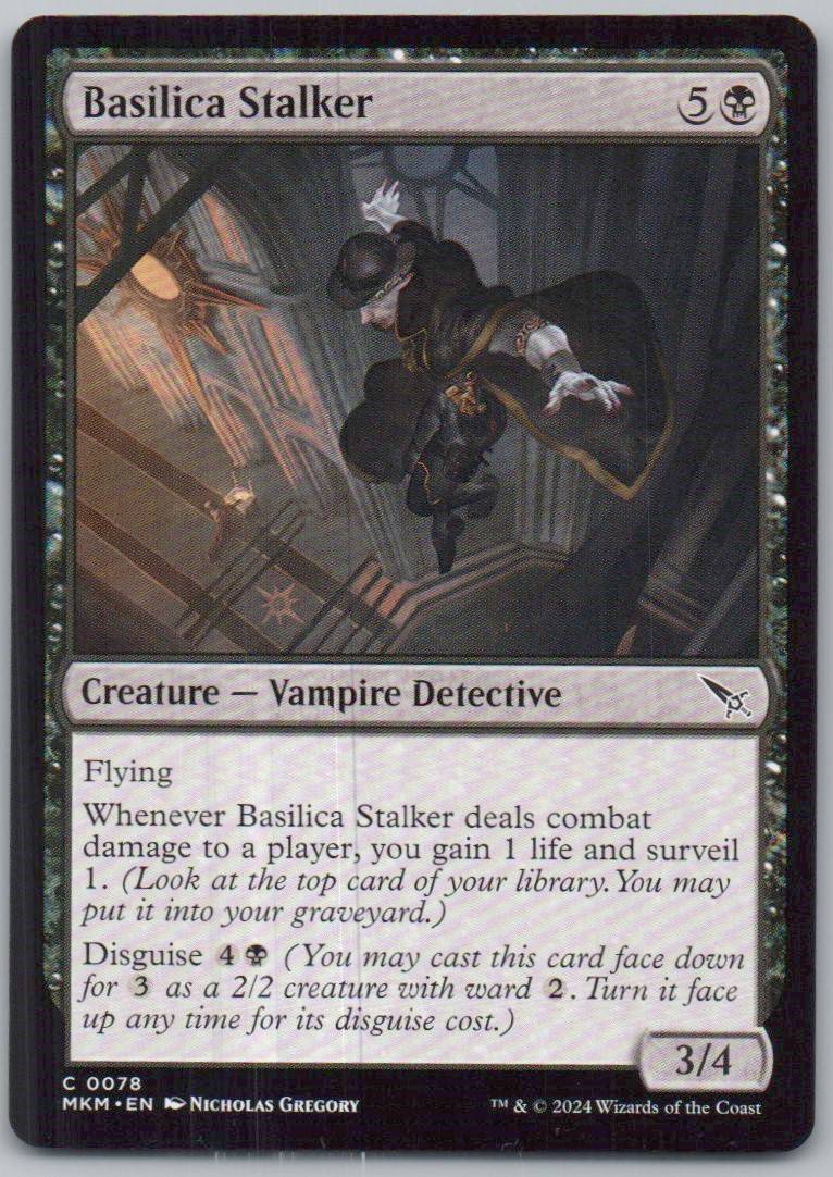 Basilica Stalker 78 0 Creature Card - Murders at Karlov Manor