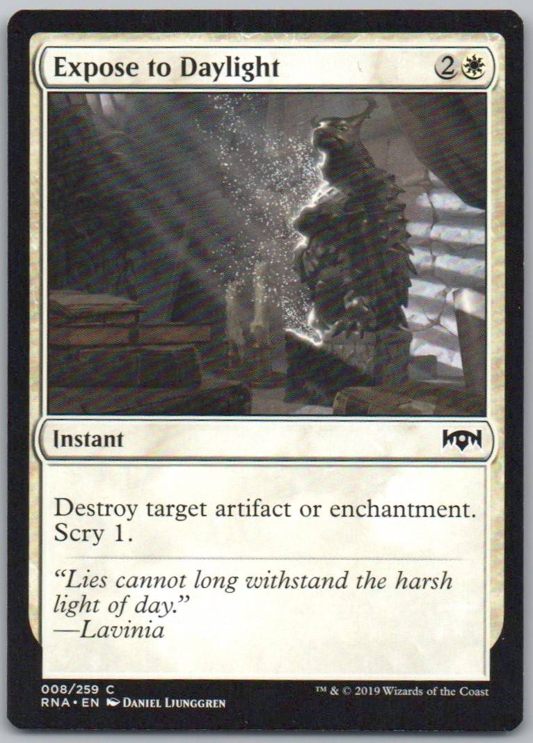 Expose to Daylight 8 Normal Instant Card - Ravnica Allegiance