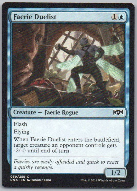 Faerie Duelist 39 Normal Creature Card - Ravnica Allegiance