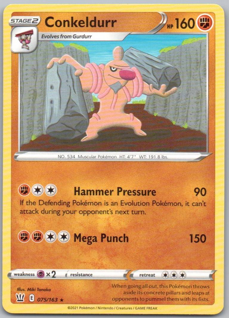 Conkeldurr 075 Normal Fighting Card - Battle Styles