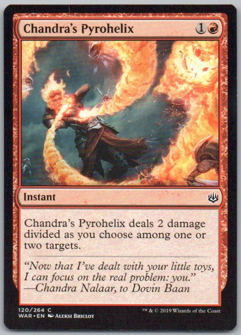Chandra's Pyrohelix 120 Normal Instant Card - War of the Spark
