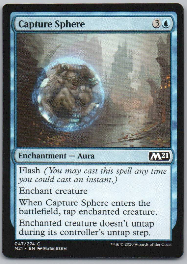 Capture Sphere 47 Normal Enchantment Card - Core Set 2021