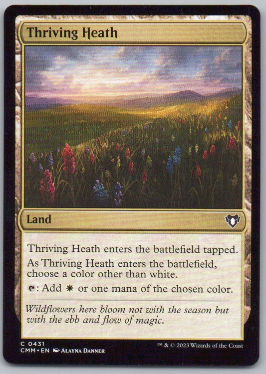 Thriving Heath 431 Normal Land Card - Commander Masters