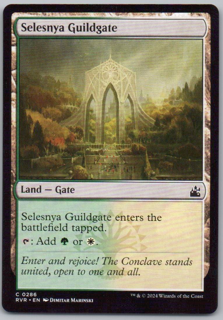Selesnya Guildgate 286 Normal Land Card - Ravnica Remastered