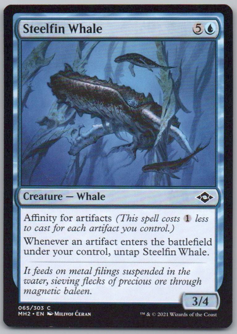 Steelfin Whale 65 0 Creature Card - Modern Horizons 2