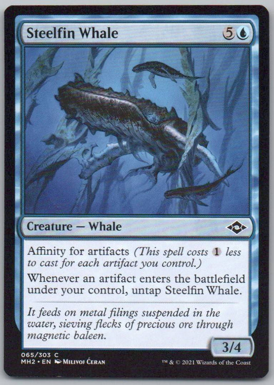 Steelfin Whale 65 0 Creature Card - Modern Horizons 2