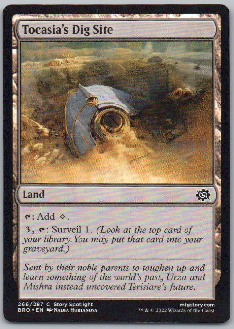 Tocasia's Dig Site 266 Normal Land Card - The Brothers' War