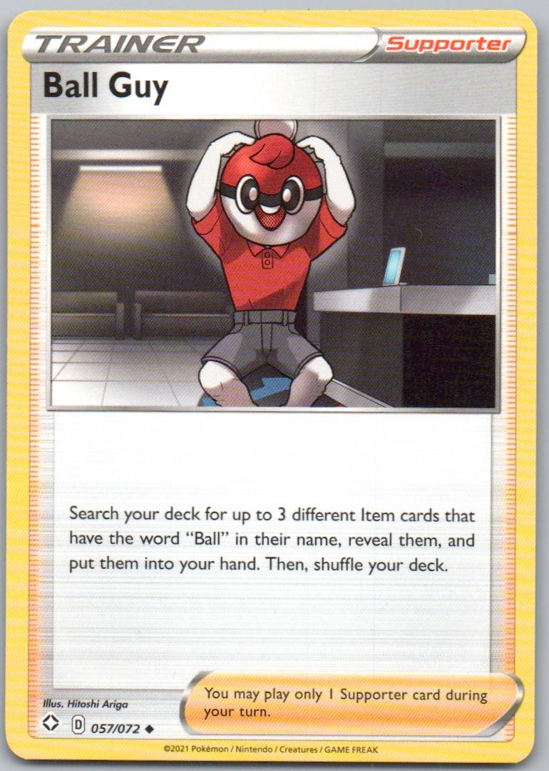 Ball Guy 057 Normal Trainer Card - Shining Fates