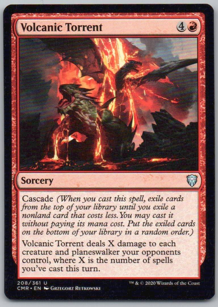 Volcanic Torrent 208 Normal Sorcery Card - Commander Legends