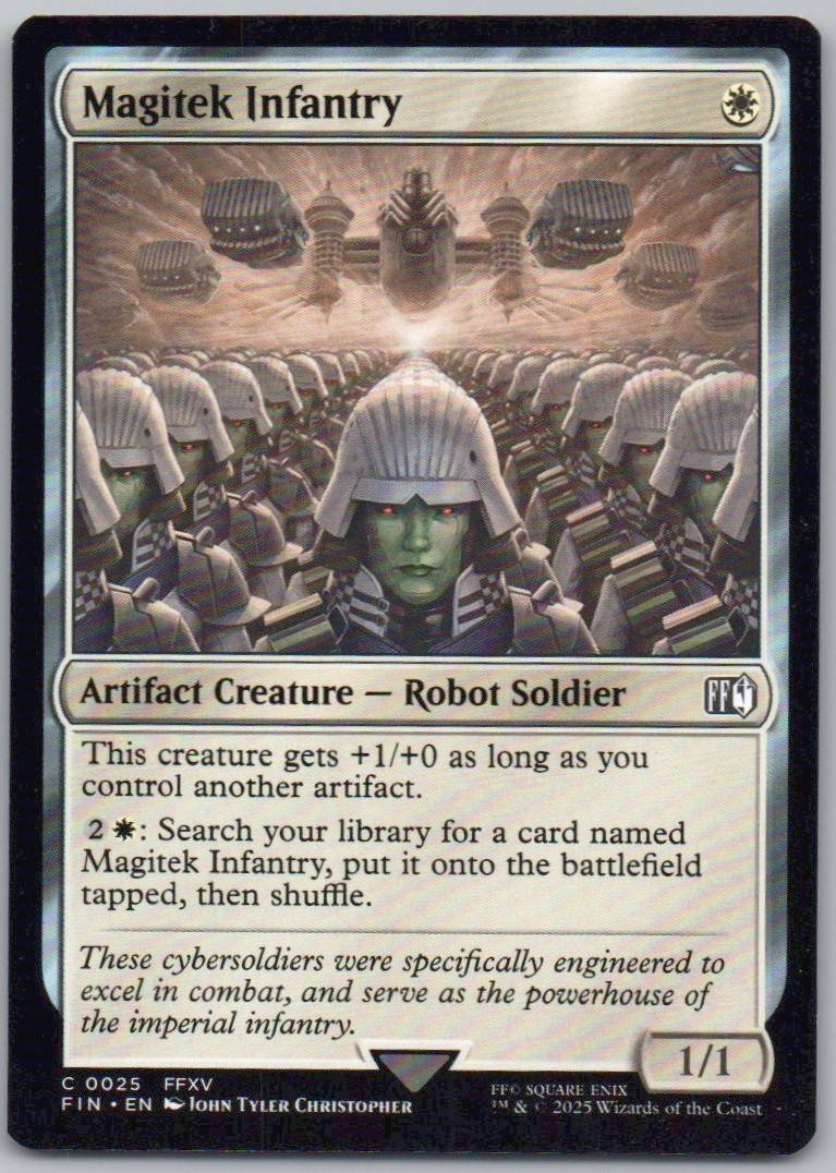 Magitek Infantry 25 Normal Artifact Card - FINAL FANTASY