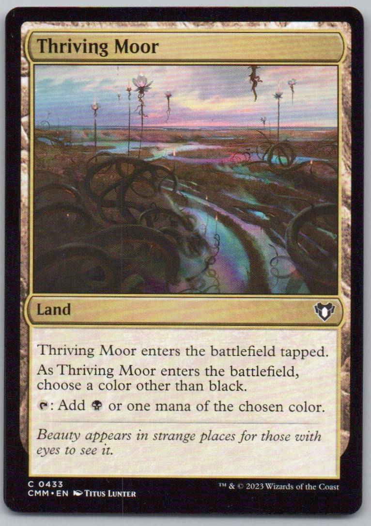 Thriving Moor 433 Normal Land Card - Commander Masters