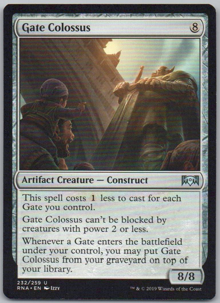 Gate Colossus 232 Normal Artifact Card - Ravnica Allegiance