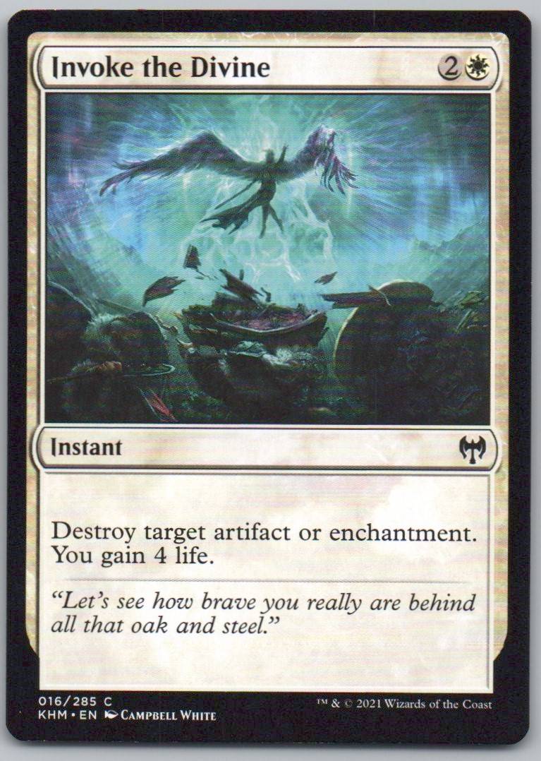 Invoke the Divine 16 0 Instant Card - Kaldheim