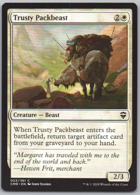 Trusty Packbeast 53 Normal Creature Card - Commander Legends