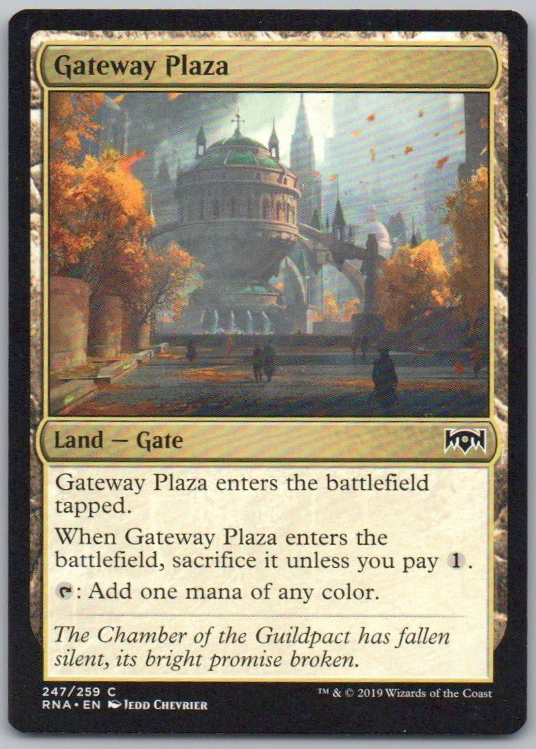 Gateway Plaza 247 Normal Land Card - Ravnica Allegiance