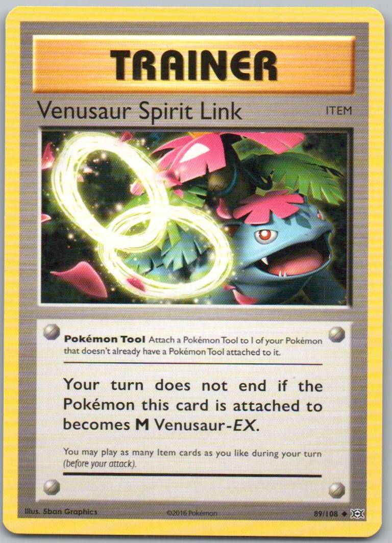 Venusaur Spirit Link 089 Normal Trainer Card - Evolutions