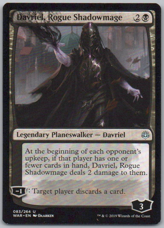 Davriel, Rogue Shadowmage 83 Normal Legendary Card - War of the Spark