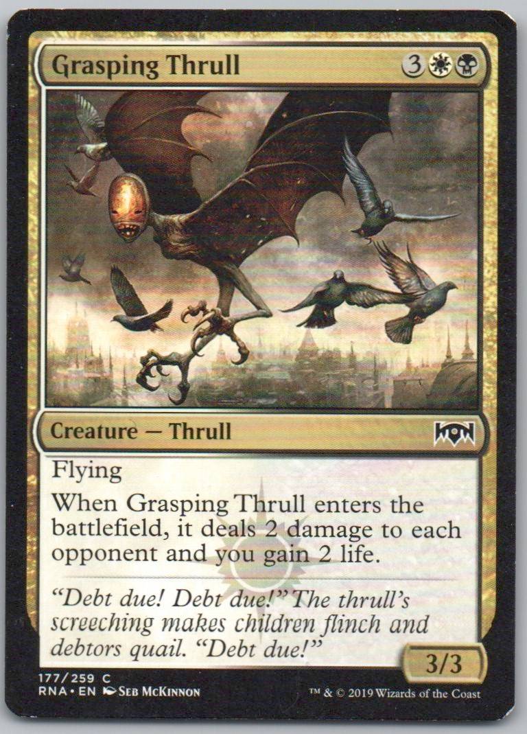 Grasping Thrull 177 Normal Creature Card - Ravnica Allegiance