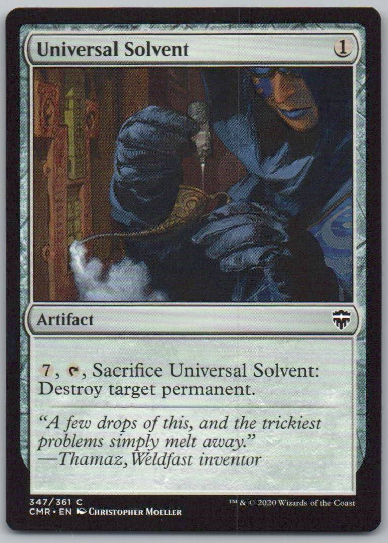 Universal Solvent 347 Normal Artifact Card - Commander Legends