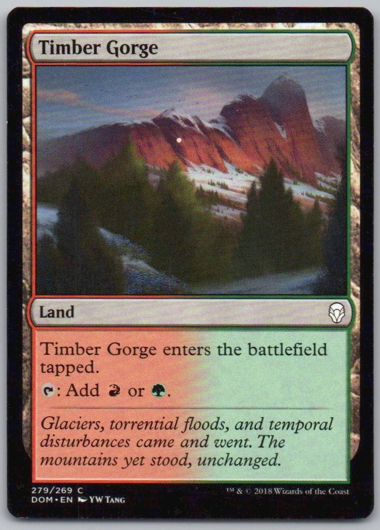 Timber Gorge 279 Normal Land Card - Dominaria