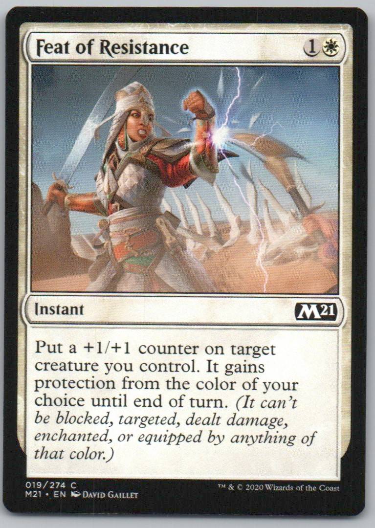 Feat of Resistance 19 Normal Instant Card - Core Set 2021