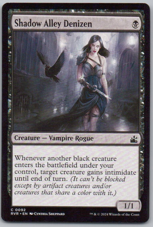 Shadow Alley Denizen 92 Normal Creature Card - Ravnica Remastered