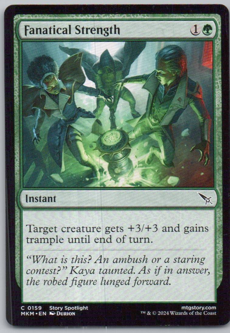 Fanatical Strength 159 0 Instant Card - Murders at Karlov Manor