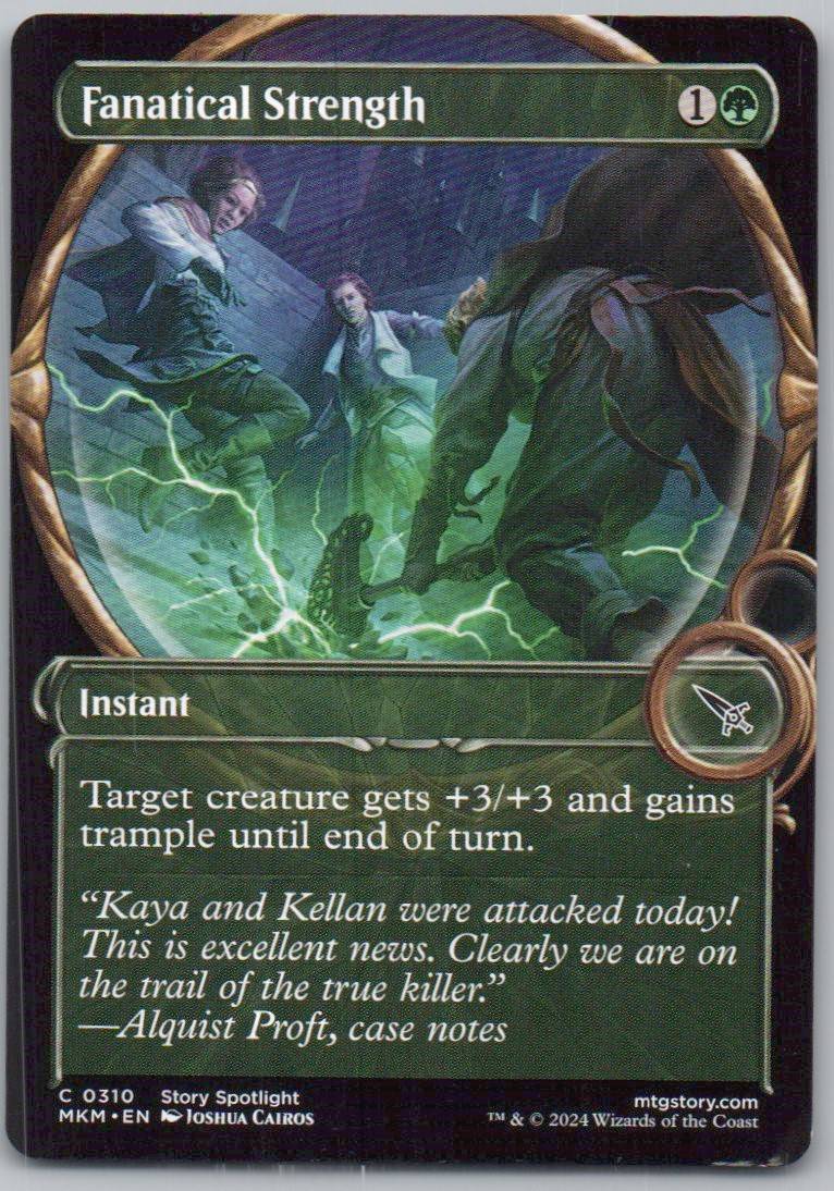 Fanatical Strength (Showcase) 310 0 Instant Card - Murders at Karlov Manor