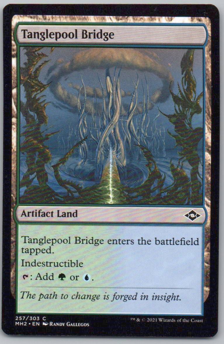 Tanglepool Bridge 257 0 Artifact Card - Modern Horizons 2