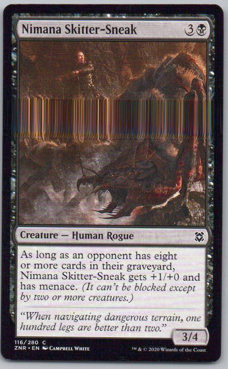 Nimana Skitter-Sneak 116 Normal Creature Card - Zendikar Rising