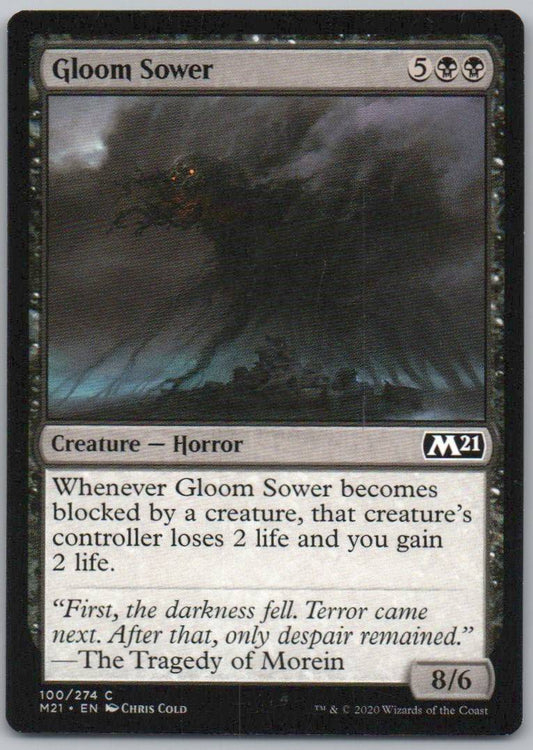 Gloom Sower 100 Normal Creature Card - Core Set 2021