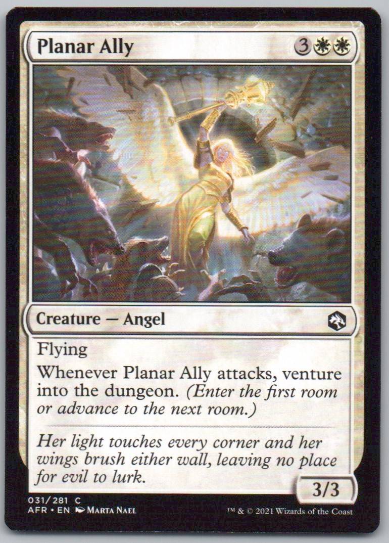 Planar Ally 31 Normal Creature Card - Adventures in the Forgotten Realms