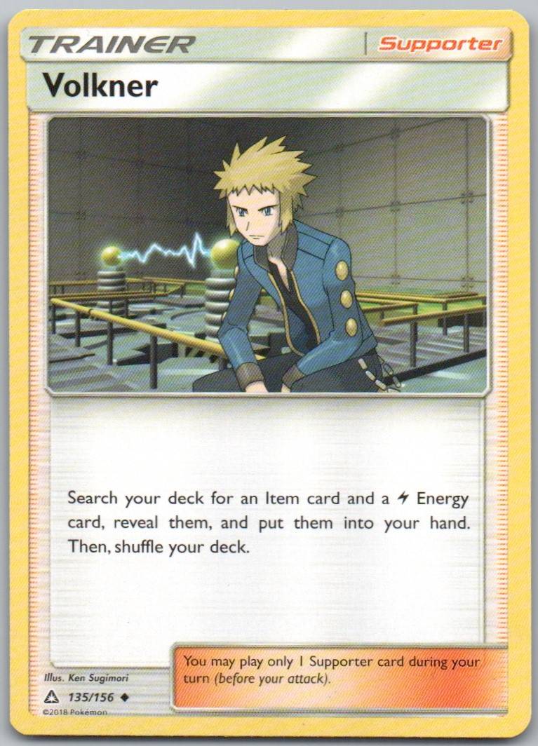 Volkner 135 Normal Trainer Card - Ultra Prism