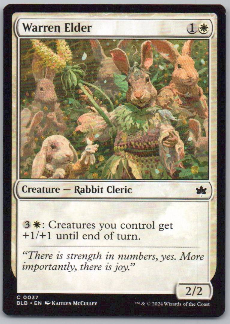 Warren Elder 37 Normal Creature Card - Bloomburrow
