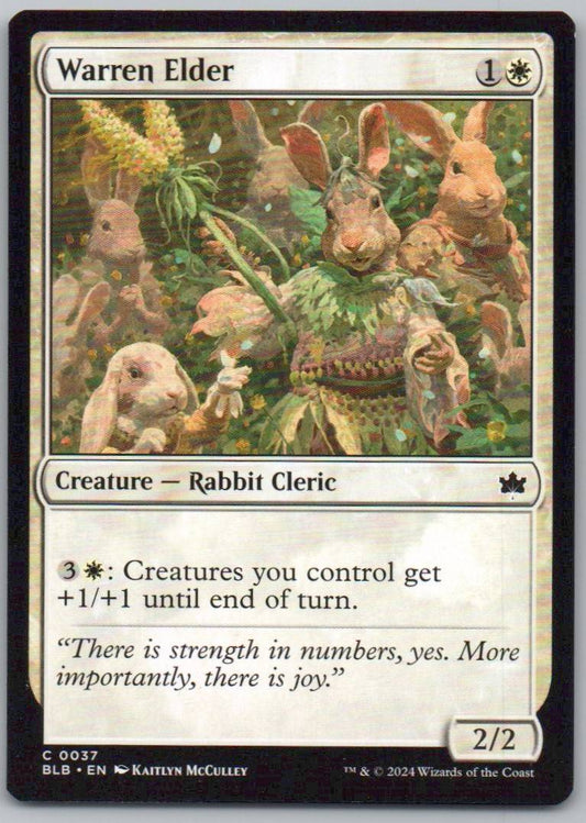 Warren Elder 37 Normal Creature Card - Bloomburrow