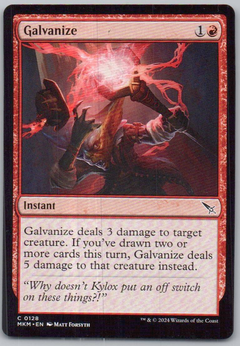 Galvanize 128 0 Instant Card - Murders at Karlov Manor