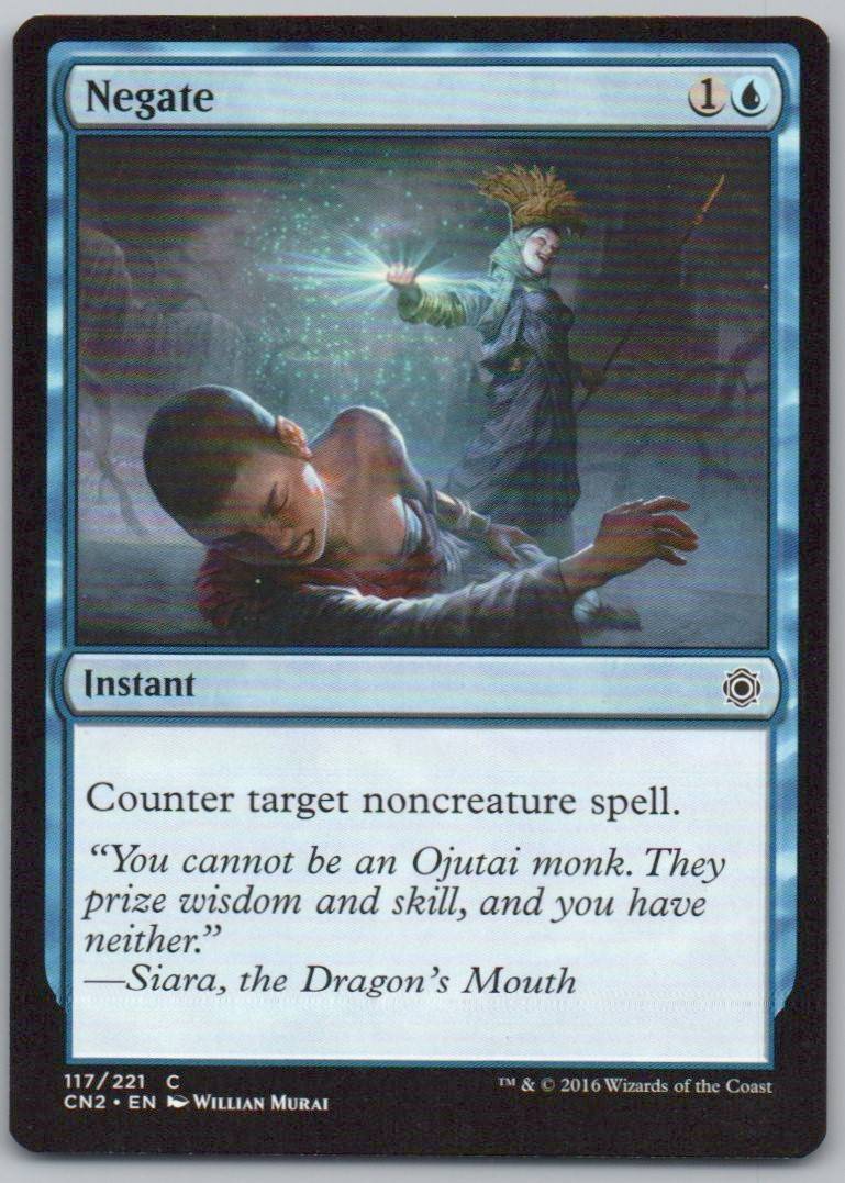 Negate 117 Normal Instant Card - Conspiracy: Take the Crown