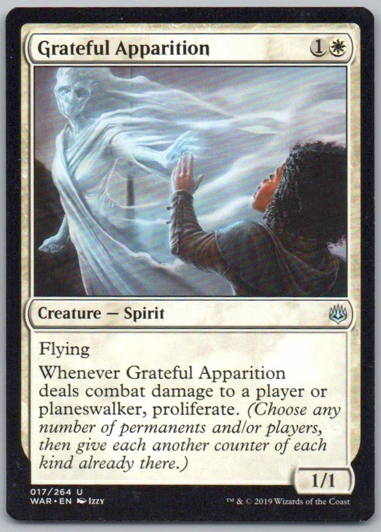 Grateful Apparition 17 Normal Creature Card - War of the Spark