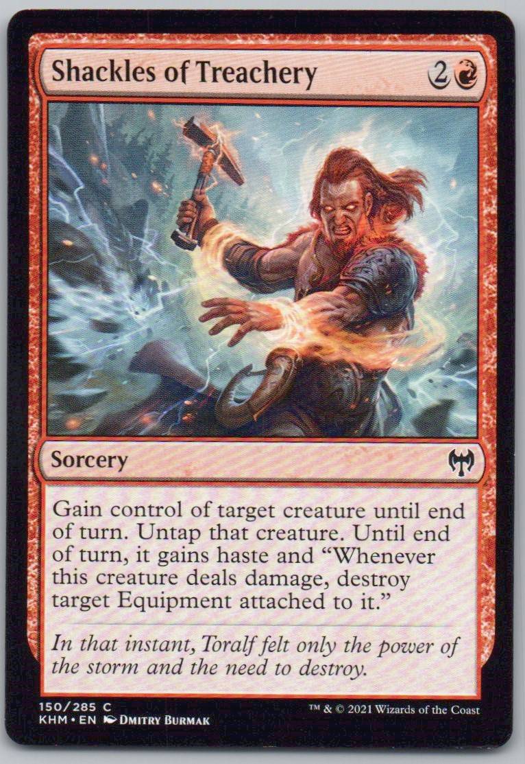 Shackles of Treachery 150 0 Sorcery Card - Kaldheim
