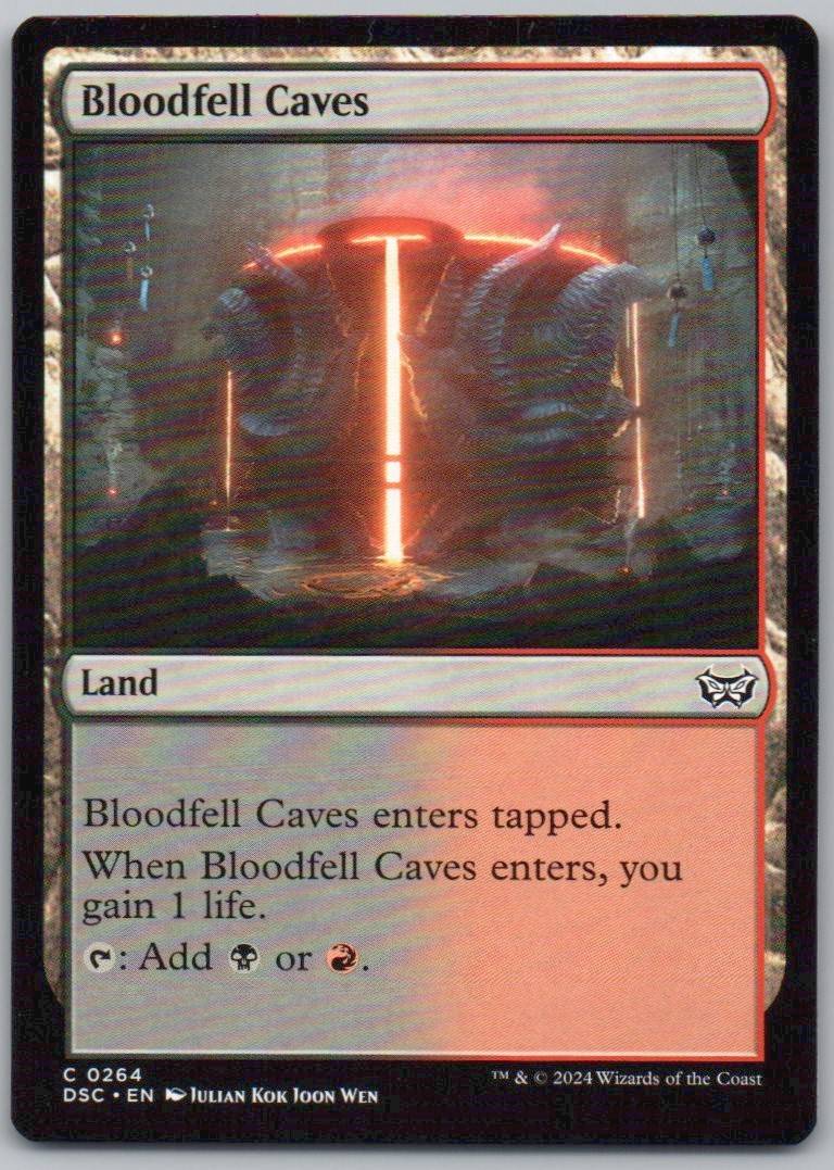 Bloodfell Caves 264 Normal Land Card - Commander: Duskmourn: House of Horror