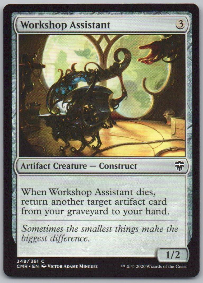 Workshop Assistant 348 Normal Artifact Card - Commander Legends