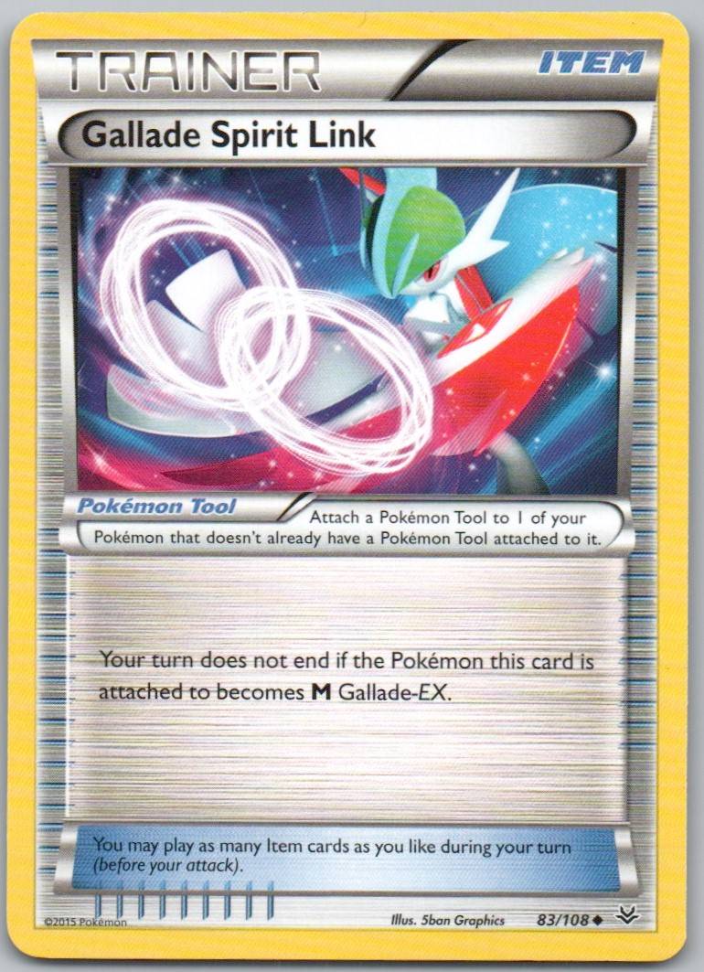 Gallade Spirit Link 083 Normal Trainer Card - Roaring Skies