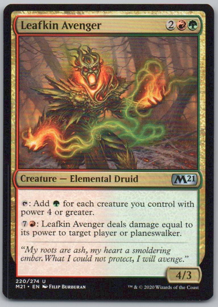 Leafkin Avenger 220 Normal Creature Card - Core Set 2021