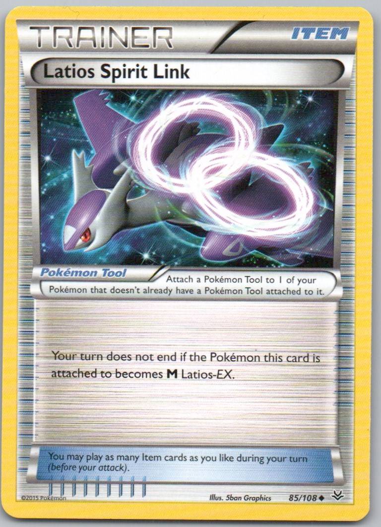 Latios Spirit Link 085 Normal Trainer Card - Roaring Skies