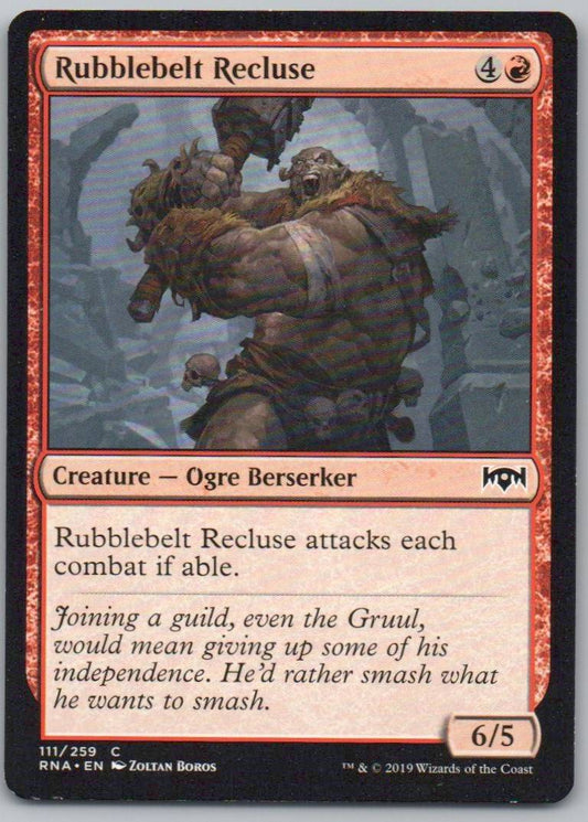 Rubblebelt Recluse 111 Normal Creature Card - Ravnica Allegiance