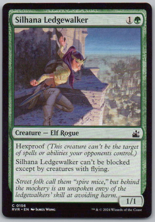 Silhana Ledgewalker 156 Normal Creature Card - Ravnica Remastered